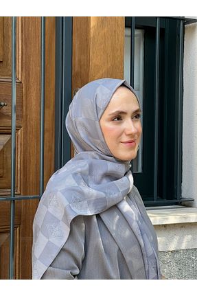 شال طوسی زنانه ویسکون Emproyal - کد 892642495