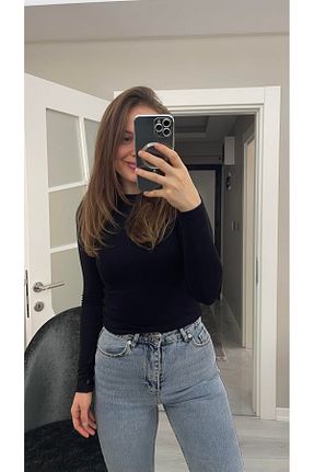 بلوز مشکی زنانه ساده SUB Butik - کد 892594866