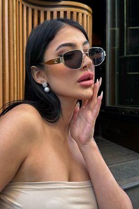 عینک آفتابی رنگی زنانه 48 FALAN EYEWEAR - کد 892620624