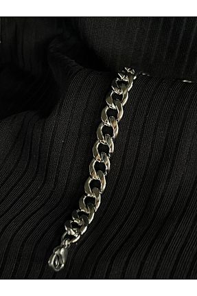 دستبند استیل (فولاد) طوسی زنانه استیل (فولاد) Store - کد 881280974