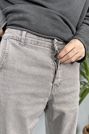 شلوار طوسی مردانه پنبه - الاستین Alışveriş Sokağı - کد 892703898