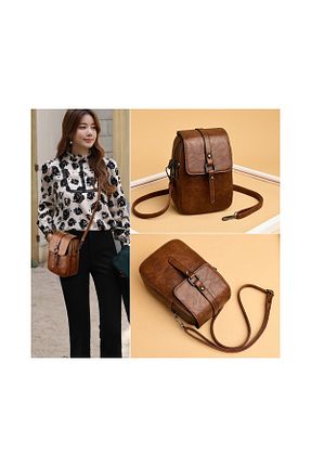 کیف پستچی قهوه ای زنانه SilkRoute - کد 894076576