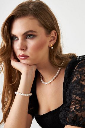 گردنبند مروارید سفید PUREN - کد 892722009