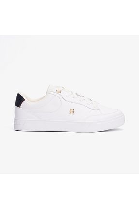 کفش اسنیکر طلائی زنانه بند دار Tommy Hilfiger - کد 882160881
