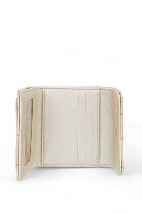 کیف پورتفوی و کلاچ طلائی زنانه چرم مصنوعی Pierre Cardin - کد 829907825