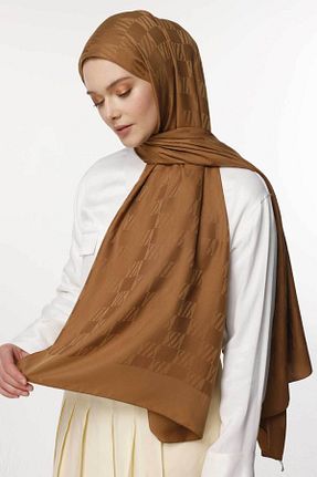 شال قهوه ای زنانه VALORSCARF - کد 894098433