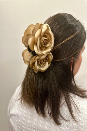 گیره سر زرد زنانه ساتن alsaccessories - کد 892748142