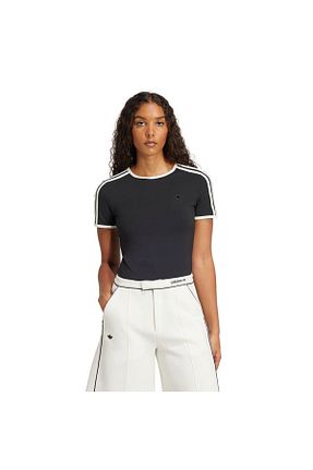 تیشرت مشکی زنانه رگولار adidas - کد 894185490
