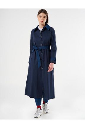 ترنچکت حجاب سرمه ای زنانه Kayra - کد 893543811