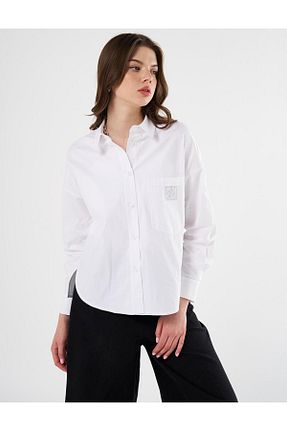 پیراهن حجاب سفید زنانه رگولار Kayra - کد 893544207
