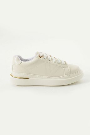 کفش اسنیکر سفید زنانه بند دار Gökçe Shoes - کد 892810655