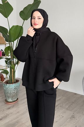 ست گرمکن حجاب مشکی زنانه رگولار InStyle - کد 891513906