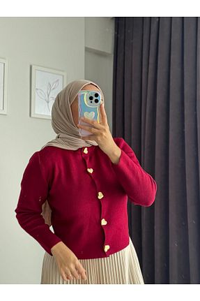 رویه زرشکی زنانه پنبه پلی استر RFK Butik - کد 883305433