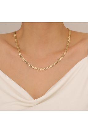 گردنبند طلا زرد زنانه 14 عیار Hasalp Kuyumculuk - کد 894251417