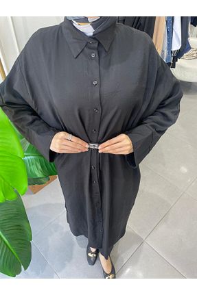 پیراهن حجاب مشکی زنانه Relaxed MODA HASEN - کد 894338553
