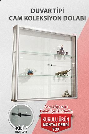 ویترین و بوفه ظروف نقره طوسی TEDA - کد 347642571