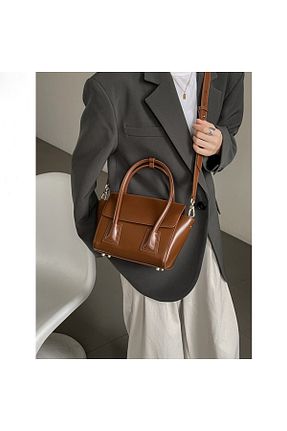 کیف دستی قهوه ای زنانه سایز متوسط KZK - کد 894490459