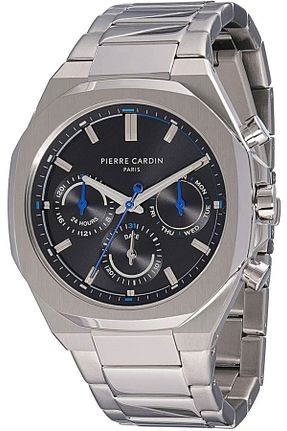 ساعت مچی طوسی مردانه 42 میلی متر Pierre Cardin - کد 892927615