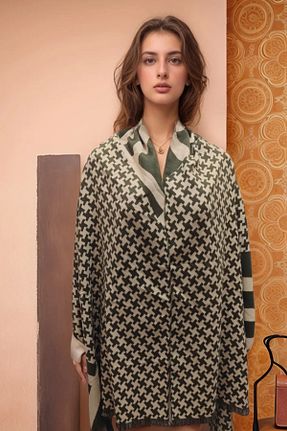 شال خاکی زنانه onliecraft - کد 878785603