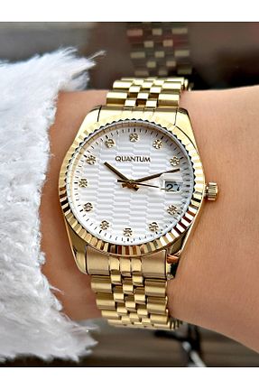 ساعت مچی زرد زنانه 31-35 میلی متر Quantum - کد 892960280