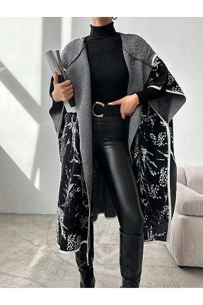 پانچو مشکی زنانه پنبه ای 02Lady Fashion - کد 893018633
