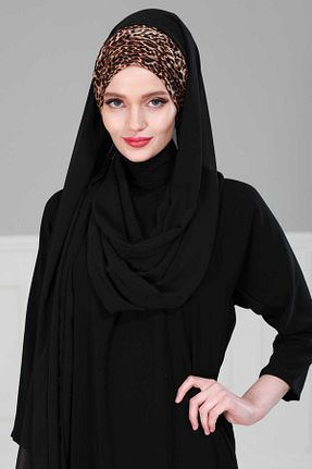 شال مشکی زنانه پلی استر Ayşe Tasarım - کد 63005509