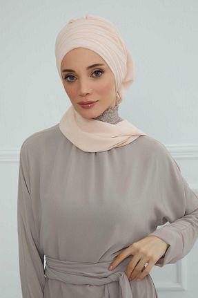 شال بژ زنانه شیفون Aisha