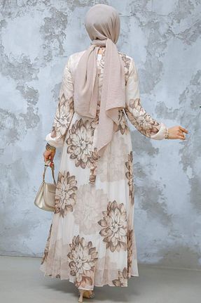 لباس حجاب بژ زنانه Balık Neva Style - کد 893047531