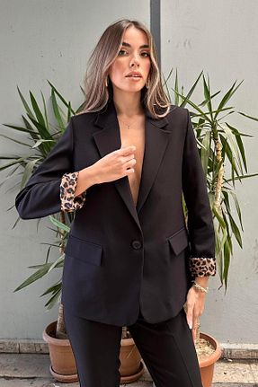 کت مشکی زنانه Blazer Moda cameo - کد 893060940