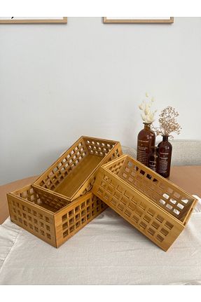 جعبه نگداری قهوه ای چوب Mirilliahome - کد 893066113