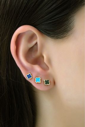گوشواره طلا زرد زنانه 14 عیار aytekgold - کد 893070347