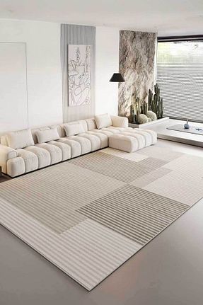 فرش قهوه ای زیره ضد لغزش Decomia Home - کد 893094280