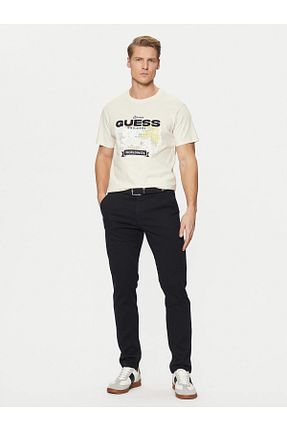 تیشرت نباتی مردانه رگولار Guess - کد 893093991