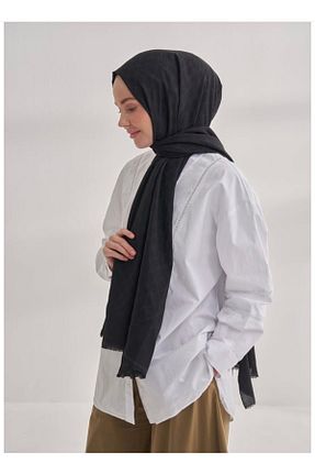 شال مشکی زنانه پنبه ای ARMANDA - کد 893110715