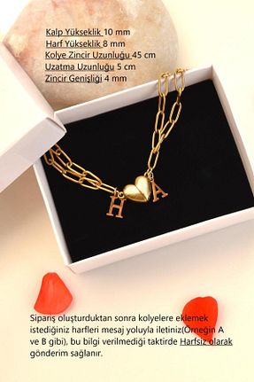 گردنبند استیل ( فولاد ) زرد زنانه استیل ضد زنگ Sacce Scarves&Accessories - کد 893123319