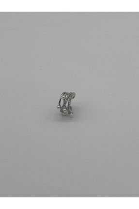 گوشواره غضروفی جواهر زنانه استیل ضد زنگ CT STONES - کد 893121114