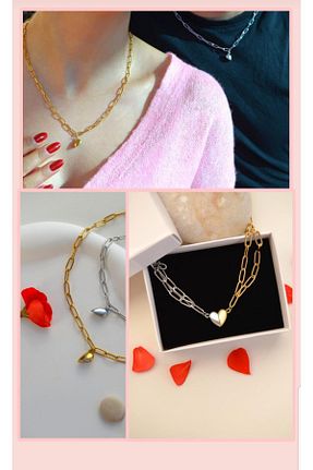 گردنبند استیل ( فولاد ) رنگی زنانه استیل ضد زنگ Sacce Scarves&Accessories - کد 893131874