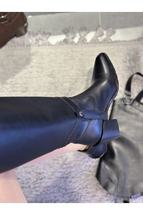چکمه قهوه ای زنانه چرم مصنوعی İstanbul - کد 893177959