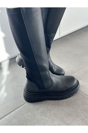 چکمه مشکی زنانه پاشنه کوتاه (1 - 4 سانتی متر) İstanbul - کد 893177202