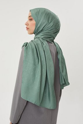شال سبز زنانه ابریشم Pull Scarfs - کد 893179054