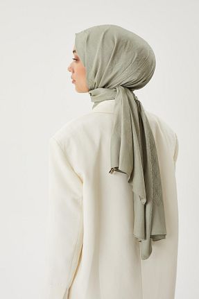 شال سبز زنانه ابریشم Pull Scarfs - کد 893178270