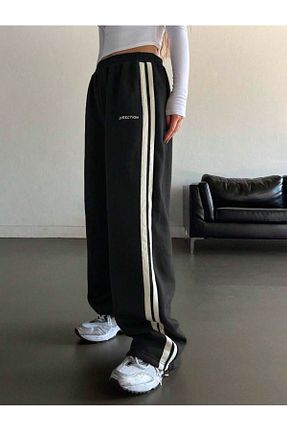 شلوار کرمگن مشکی زنانه اورسایز Touz Moda - کد 893250967