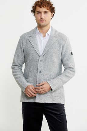 کت طوسی مردانه رگولار Sementa - کد 855710453