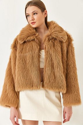 کاپشن قهوه ای زنانه Straight Bianco Lucci - کد 893281638