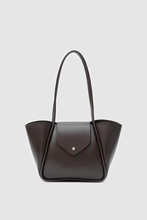 کیف دوشی قهوه ای زنانه چرم مصنوعی Shule Bags - کد 893281907