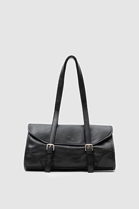 کیف دوشی مشکی زنانه چرم مصنوعی Shule Bags - کد 893282316