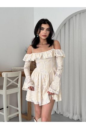 لباس مجلسی و فارغ التحصیلی نباتی زنانه شیفون conconmoda - کد 892922658