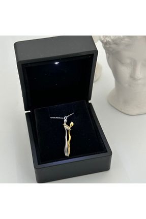 گردنبند نقره طوسی زنانه 925 عیار LOTUS JW - کد 892907446