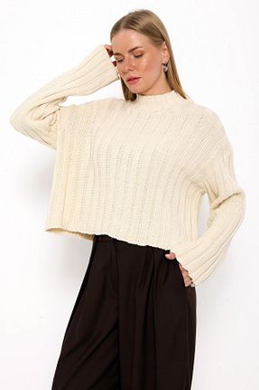 پلیور بژ زنانه ساده Coral - کد 891756191