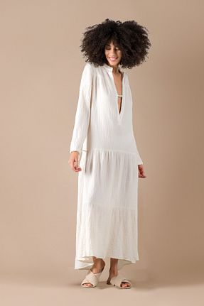 لباس نباتی زنانه بافتنی Barine - کد 445114992